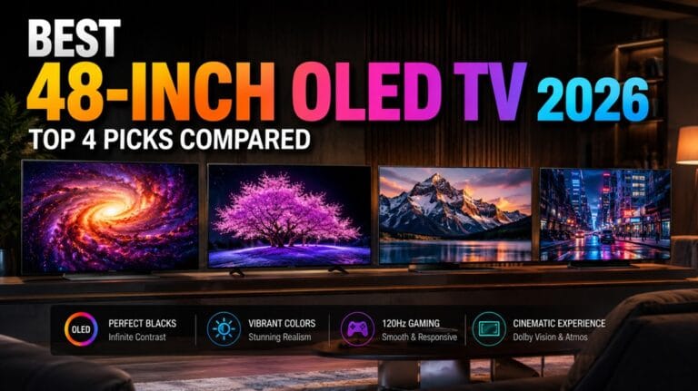 best 48-inch OLED TVs picks for bedroom and small room setups