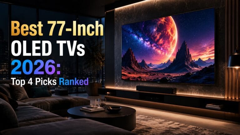 Best 77-Inch OLED TVs 2026: Top 4 Picks Ranked