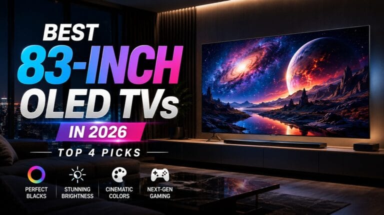 best 83-inch OLED TVs picks for a large home theater room