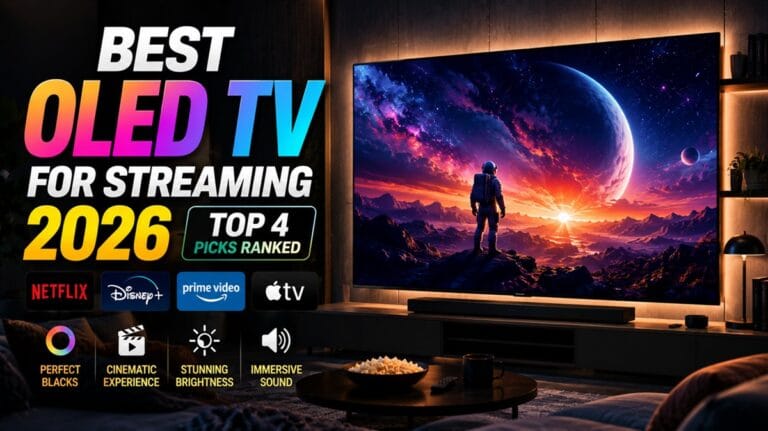 best OLED TV for streaming Netflix and Disney+ setup