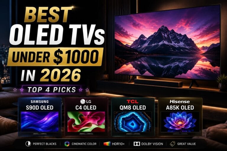 best OLED TV under $1000 in 2026 — top four picks ranked
