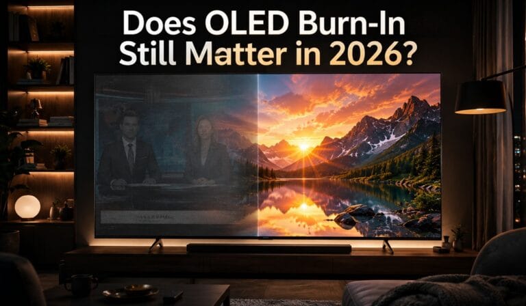OLED burn-in 2026 โ static image retention on panel