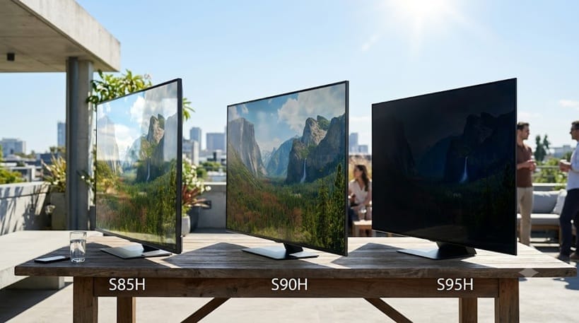 Glare Free screen tested in bright light