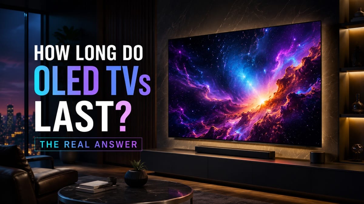 how long do OLED TVs last — panel lifespan explained