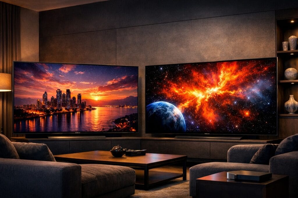 LG C5 vs G5 OLED TVs side-by-side comparison 2026