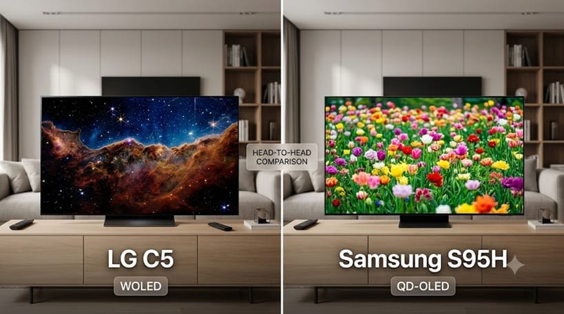 LG C5 vs Samsung S95H