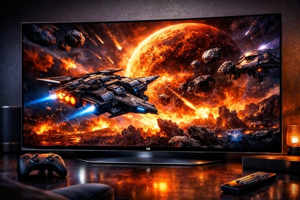 The LG C6 OLED delivers class-leading black levels and a complete gaming feature set.