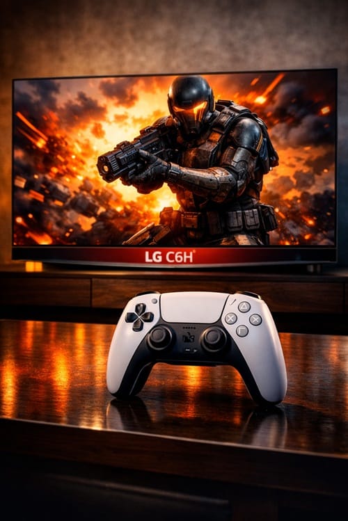 The LG C6H's 144Hz OLED evo panel and four HDMI 2.1 ports make it one of the best gaming TVs at this price.