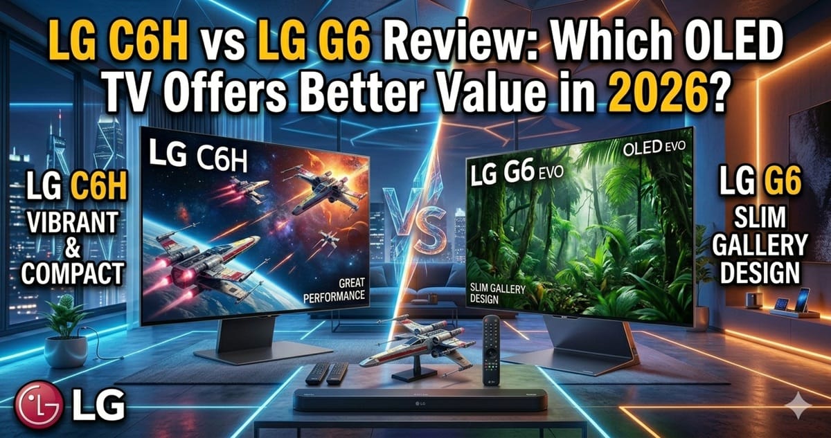 LG C6H vs LG G6 Review, Which OLED TV Offers Better Value in 2026