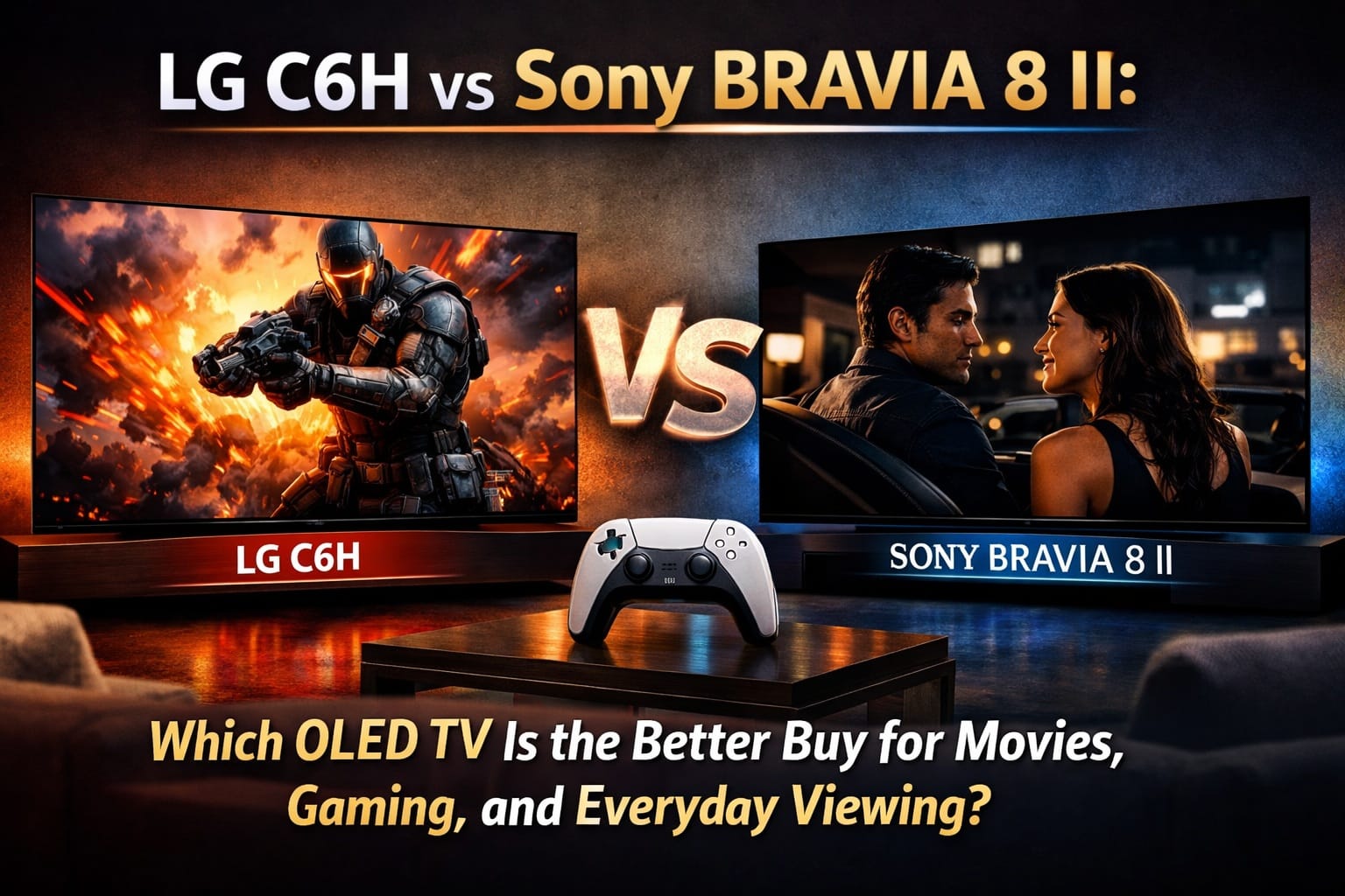 LG C6H vs Sony BRAVIA 8 II (2026): Which OLED TV Is the Better Choice?