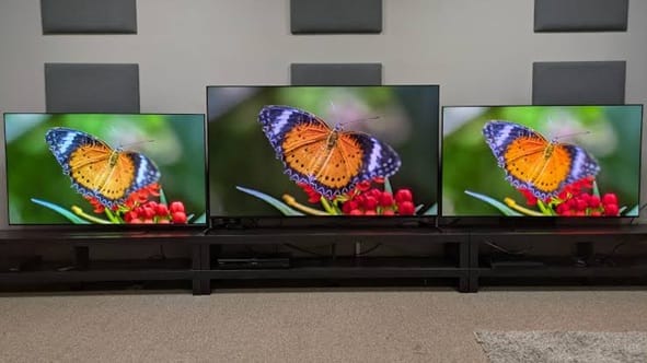 LG C6H (left) vs Sony BRAVIA 8 II (right) — two top-tier OLED TVs, one clear winner for most buyers.