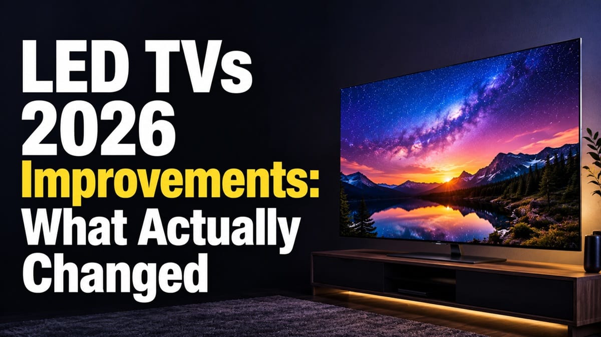 OLED TVs 2026 improvements — close-up of stacked panel layers