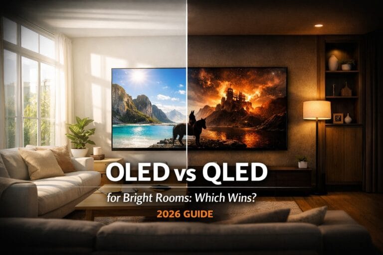 OLED vs QLED for Bright Rooms: Which Wins? (2026)