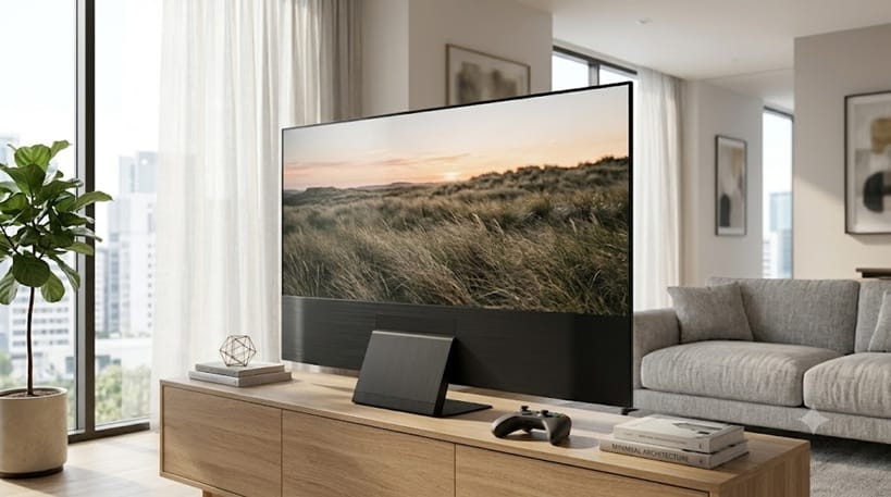 Samsung S90H OLED glare-free screen near window light