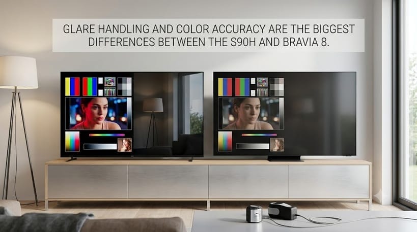 Samsung S90H vs Sony BRAVIA 8 II OLED comparison