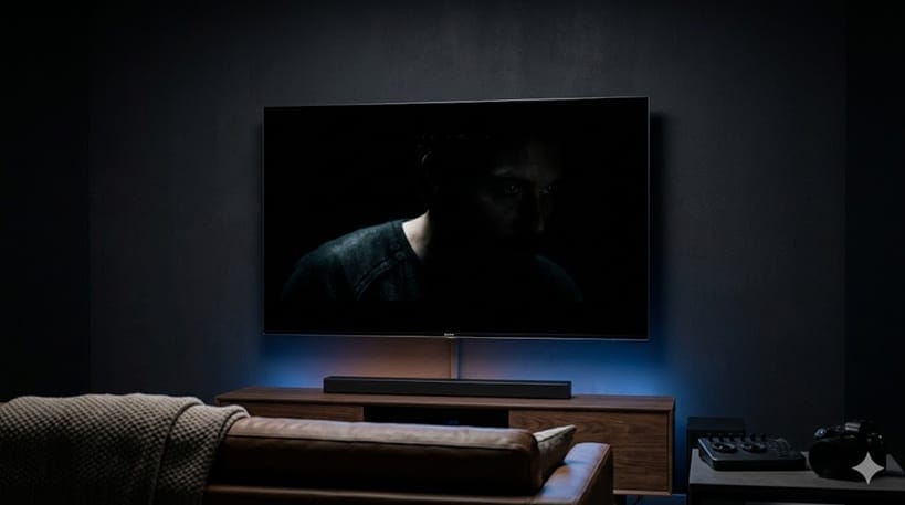 Sony BRAVIA 8 II black level performance in dark room