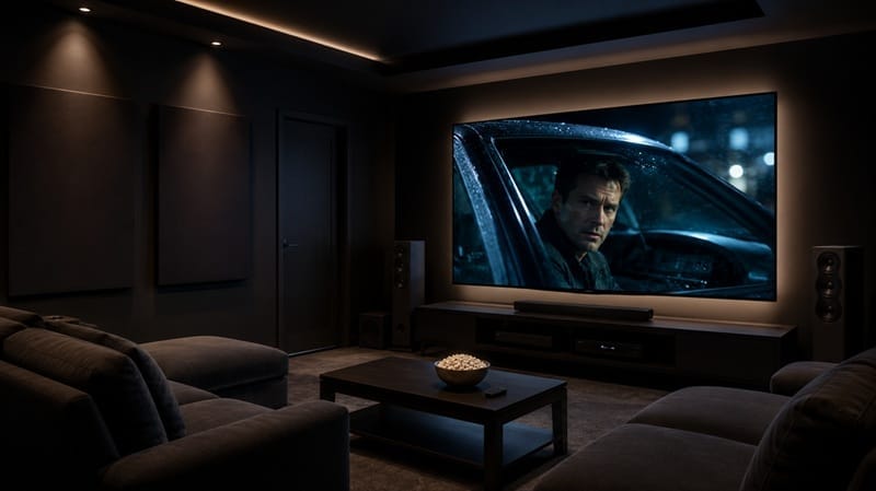 Sony BRAVIA 8 II in dark room home theater setup