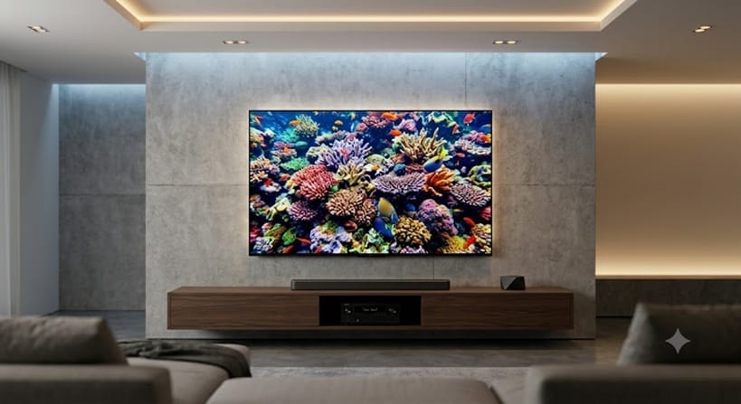 Sony BRAVIA 8 II in living room home theater setup