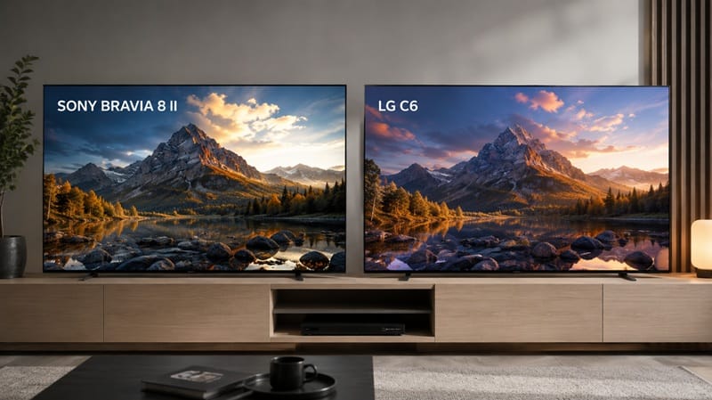 Sony BRAVIA 8 II vs LG C6 — are Sony OLED TVs worth it in 2026