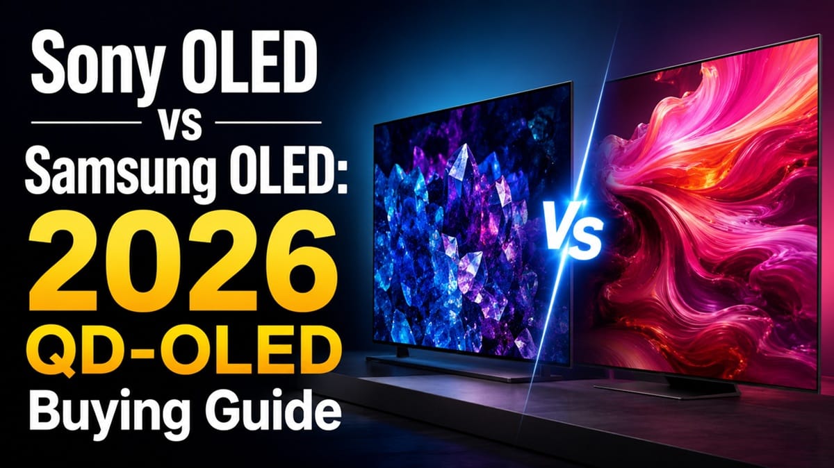 Sony OLED vs Samsung OLED QD-OLED TV comparison