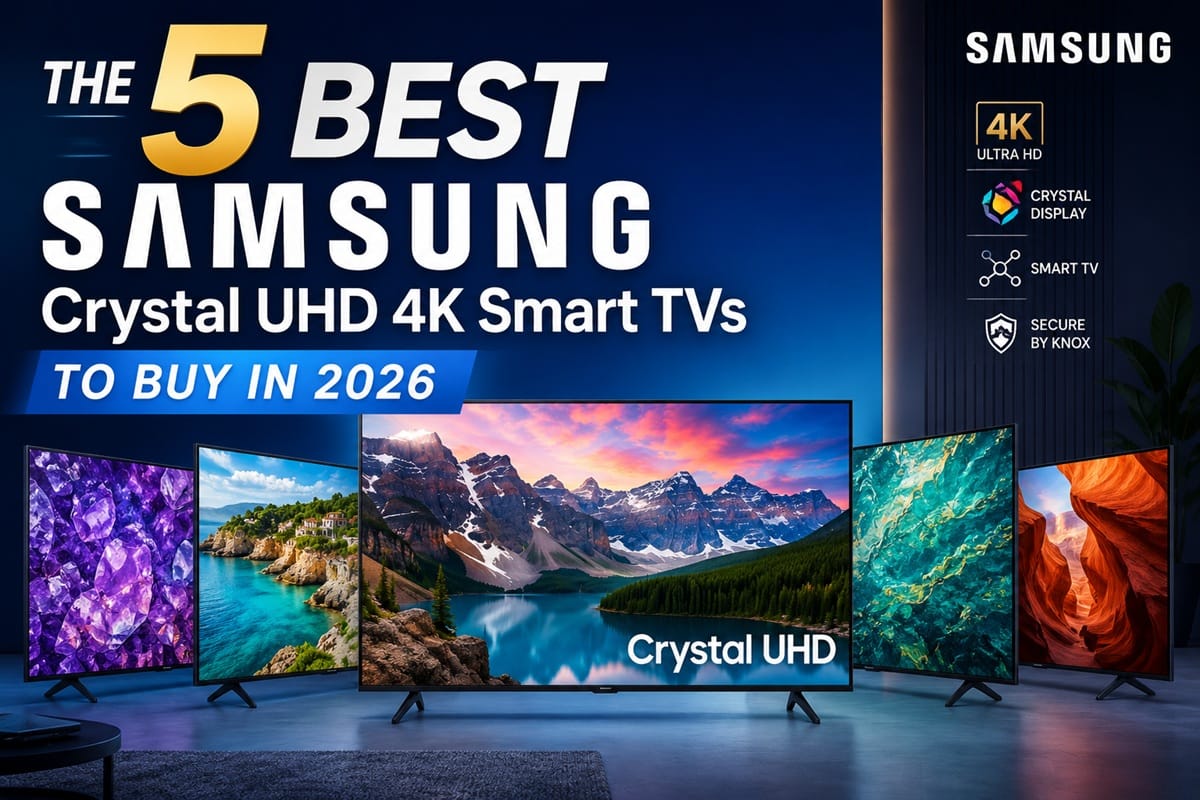 The 5 Best Samsung Crystal UHD 4K Smart TV to Buy in 2026