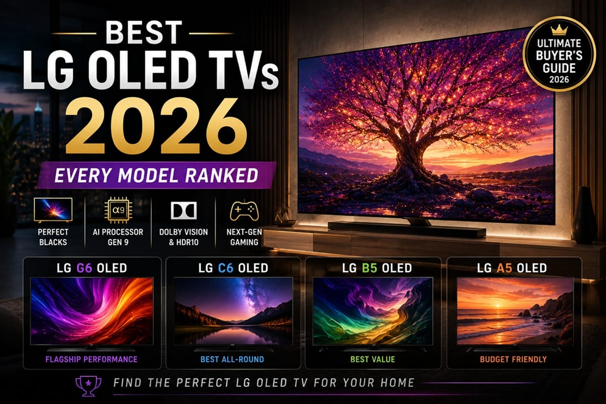 best LG OLED TVs 2026: Every Model Ranked