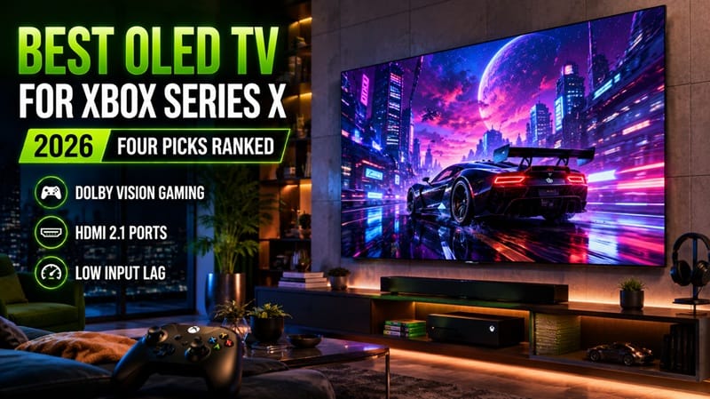 best OLED TVs for Xbox Series X 2026 four picks ranked