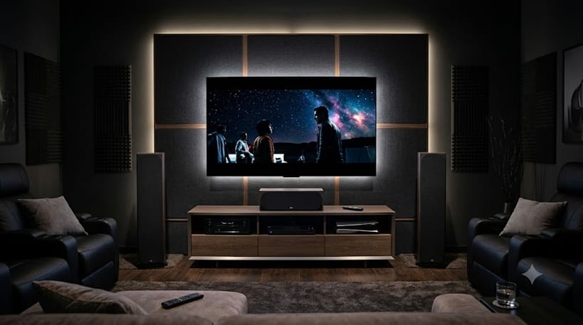 best OLED TV for dark rooms home theater setup