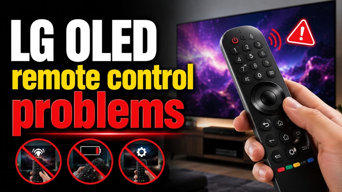 LG OLED Remote Control Problems: Fixed Fast