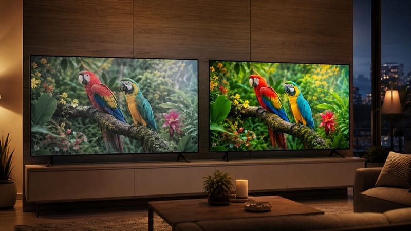 Hisense 40QD4SR picture quality — everyday streaming