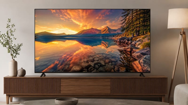 Hisense 65U7SG review — Mini-LED QLED TV front view