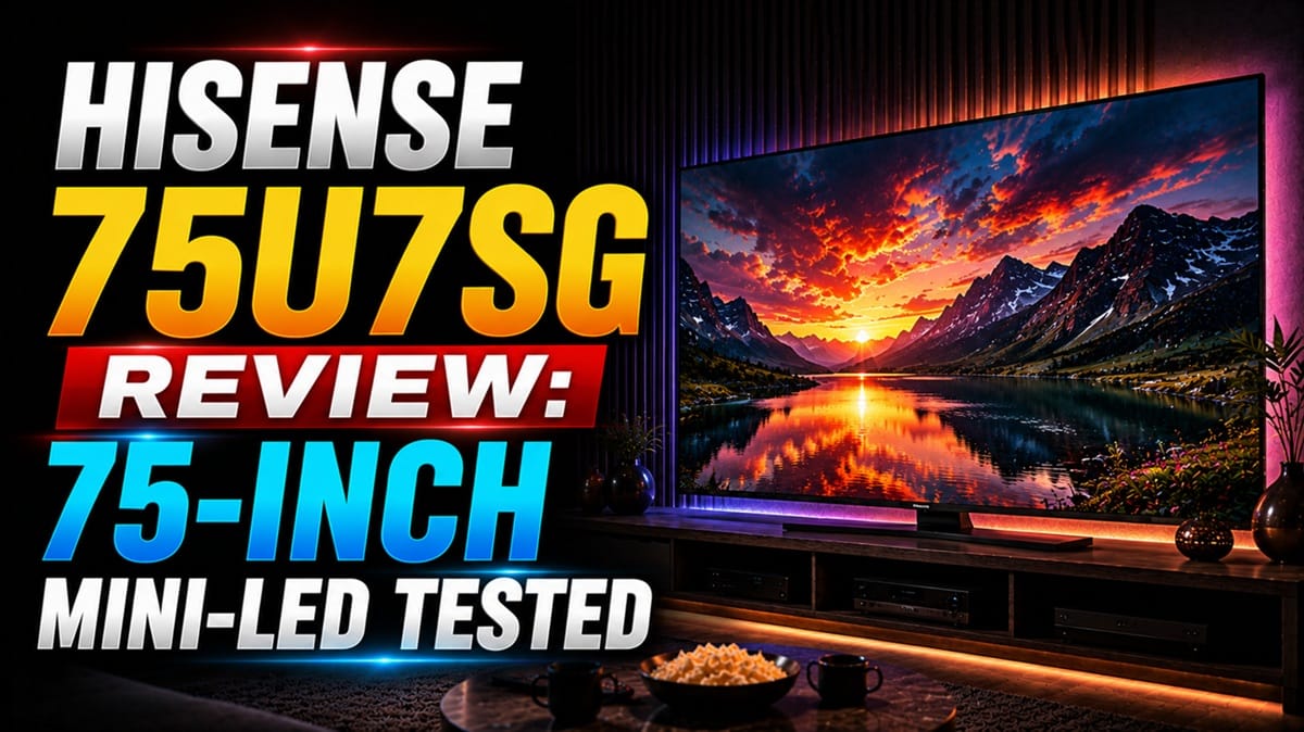Hisense 75U7SG Review: 75-Inch Mini-LED Tested