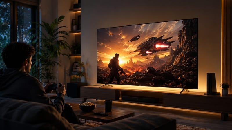 Hisense 85E7SF picture quality — 144Hz gaming and HDR performance