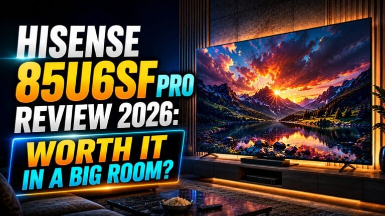 Hisense 85U6SF Pro Review 2026: Worth It in a Big Room?