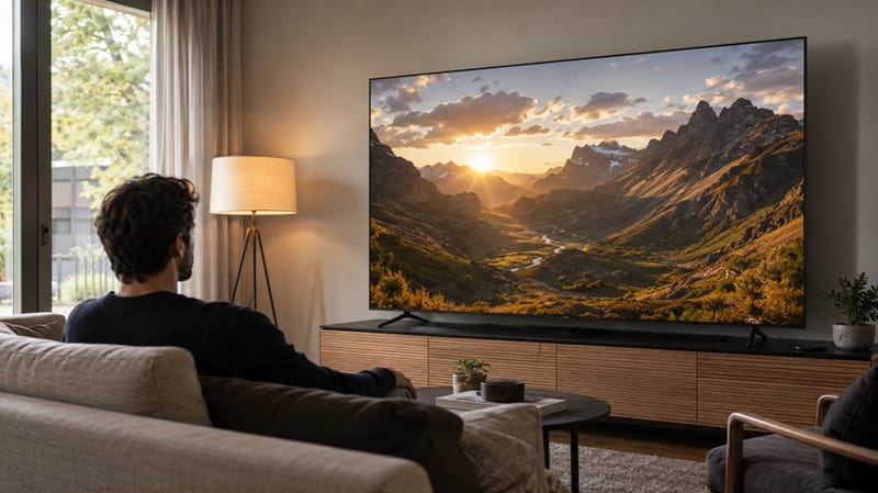 Hisense 85U6SF Pro review — 85-inch Mini-LED TV front view