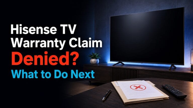 Hisense TV Warranty Claim Denied? What to Do Next