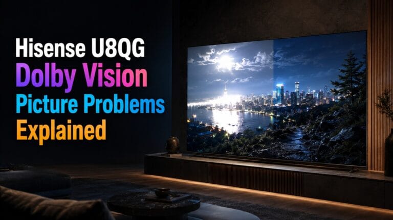Hisense U8QG Dolby Vision Picture Problems Explained