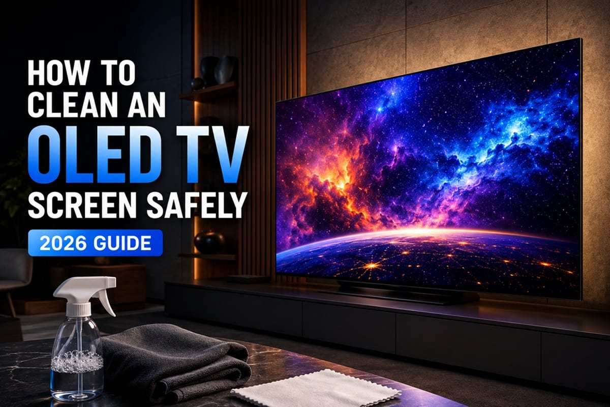 How to Clean an OLED TV Screen: The Safe Method (2026)