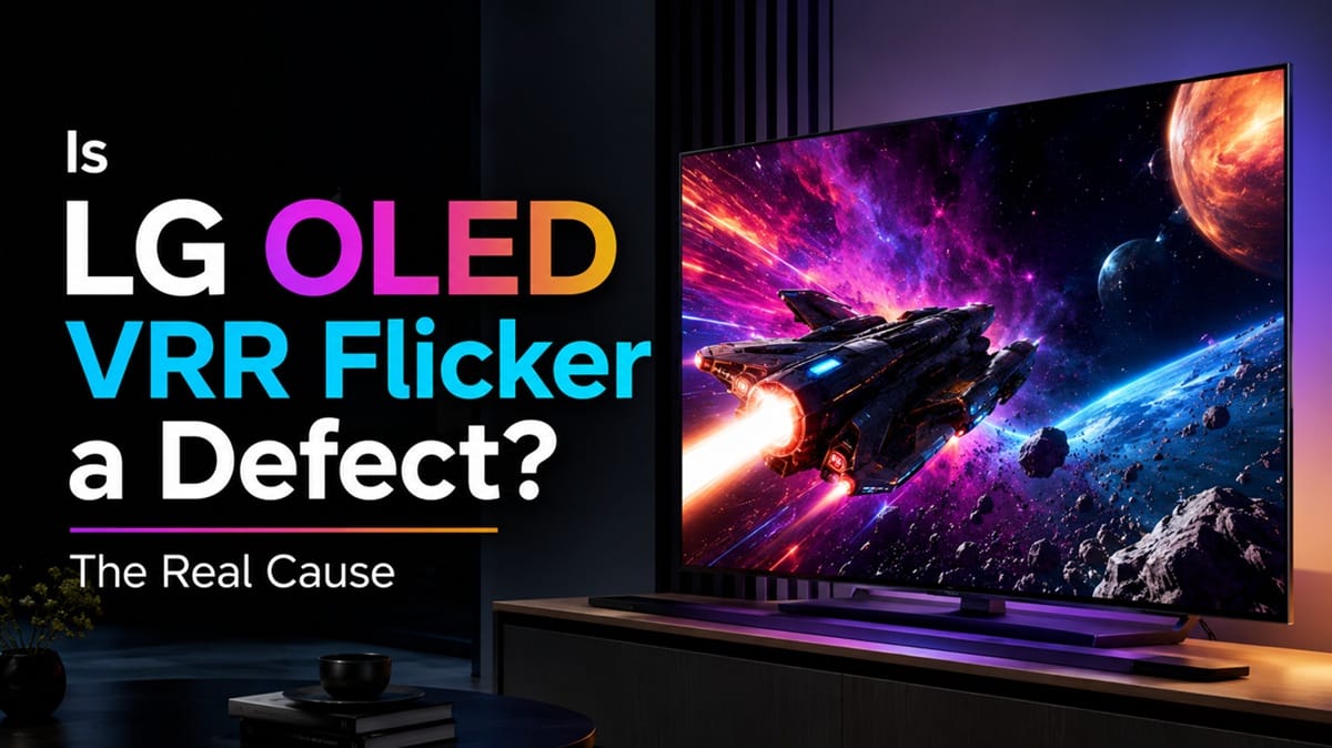Is LG OLED VRR Flicker a Defect? The Real Cause