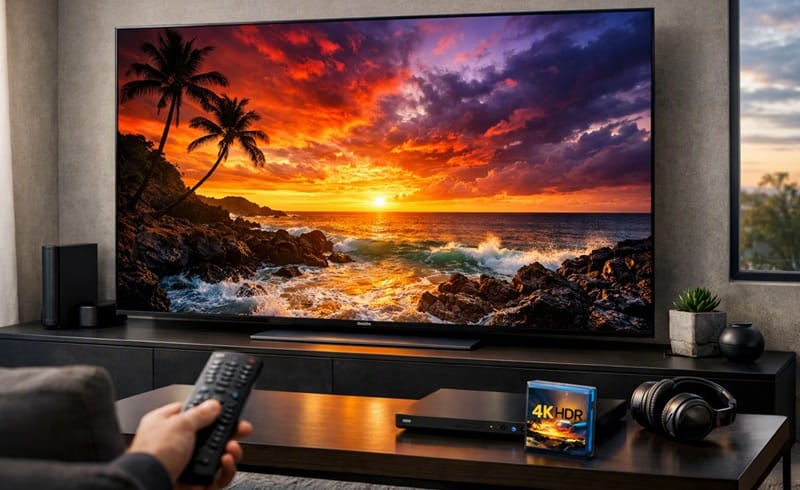 LG 85QNED73B picture quality — HDR streaming setup