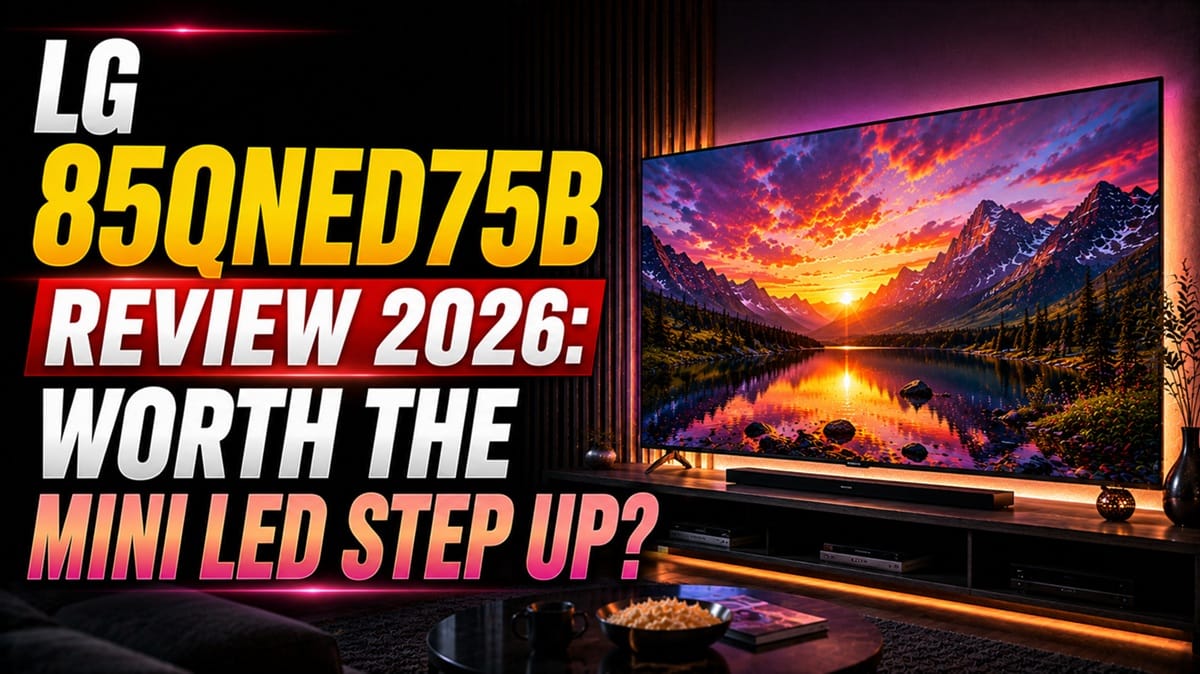 LG 85QNED75B Review 2026: Worth the Mini LED Step Up?