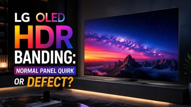 LG OLED HDR Banding: Normal Panel Quirk or Defect?