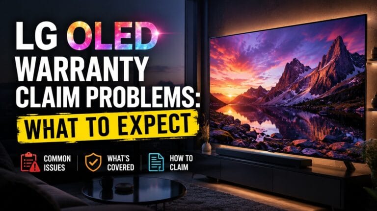 LG OLED Warranty Claim Problems: What to Expect