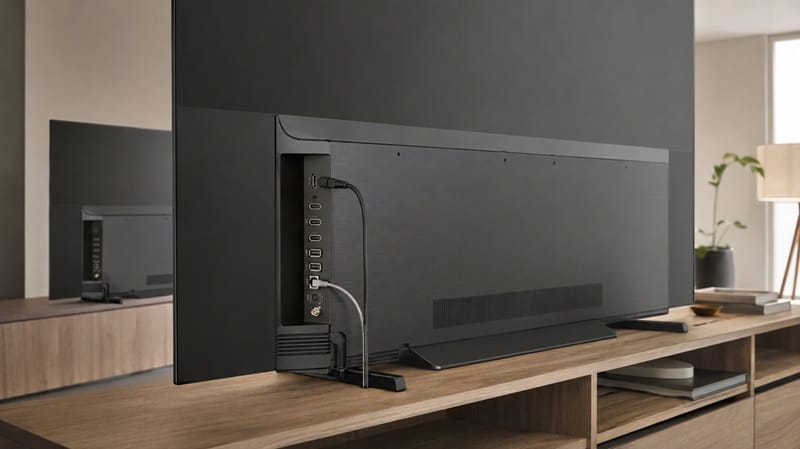 LG OLED83C6H ports and design — HDMI 2.1 connectivity