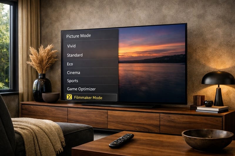 LG TV picture mode settings menu