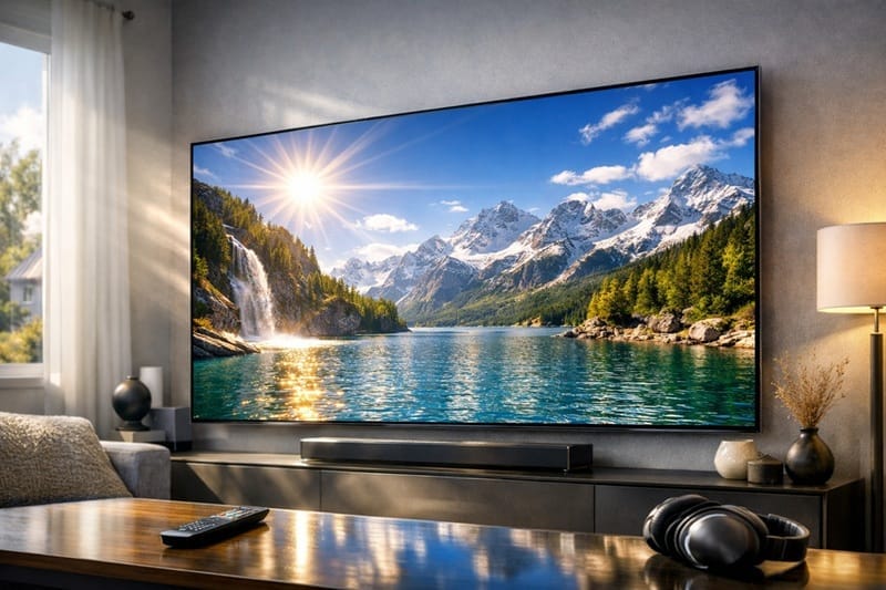 OLED TV trends 2026 — flagship panel close-up