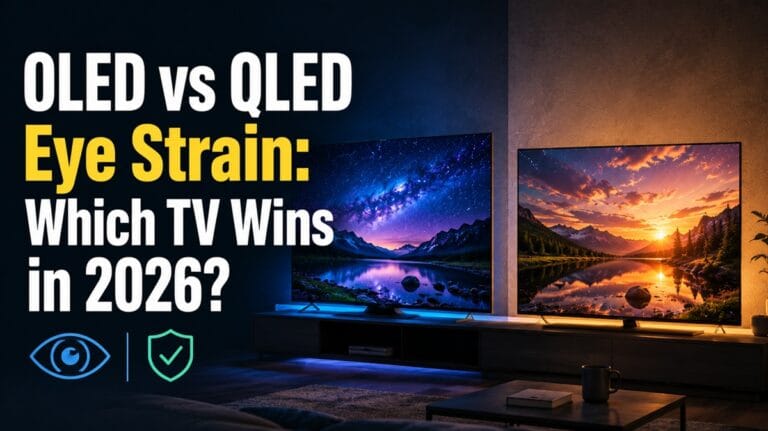 OLED vs QLED Eye Strain: Which TV Wins in 2026