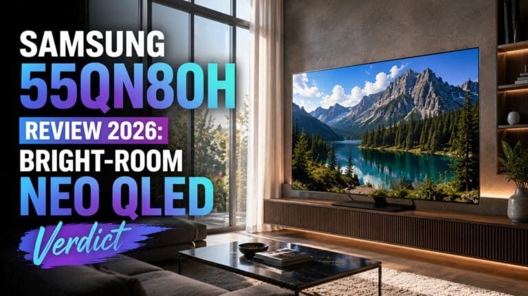 Samsung 55QN80H Review 2026: Bright-Room Neo QLED Verdict