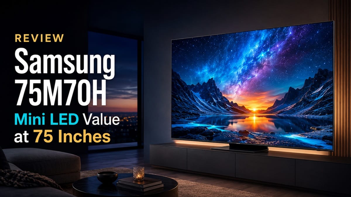 Samsung 75M70H Review 2026: Worth Buying at 75"?