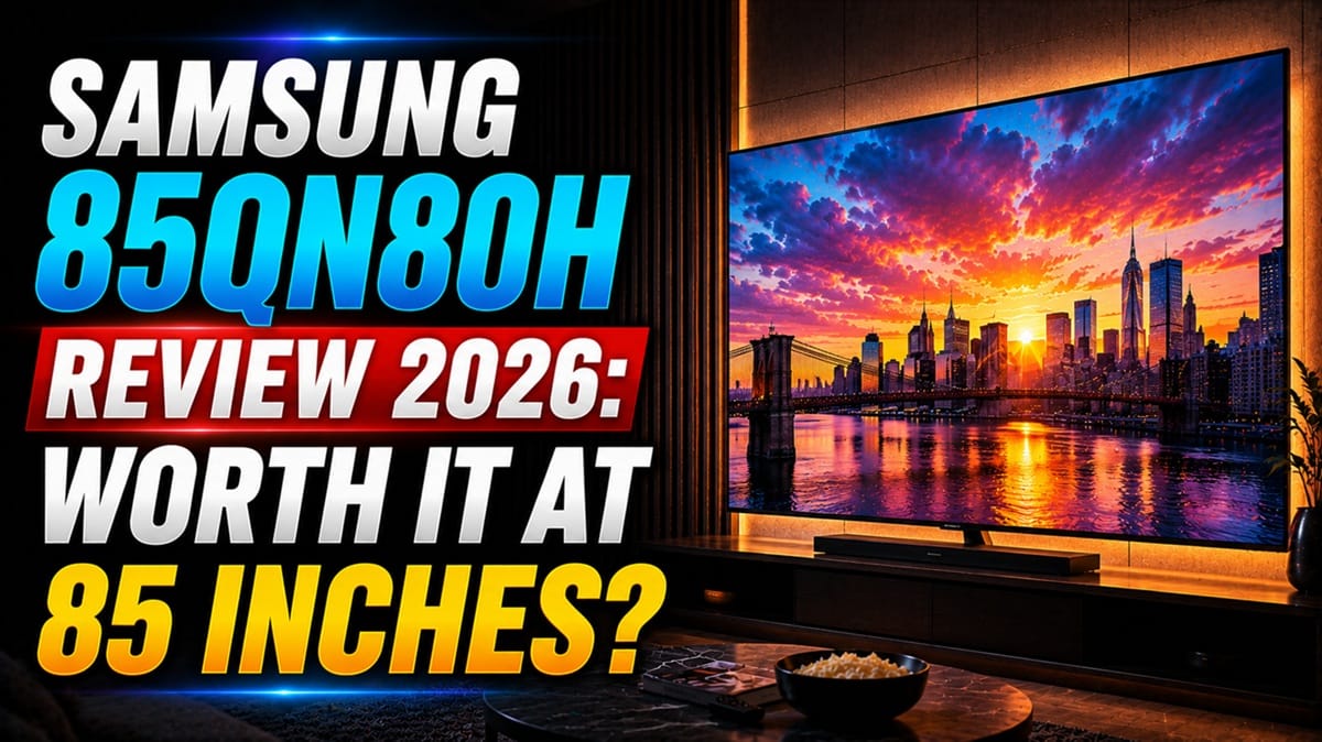 Samsung 85QN80H Review 2026: Worth It at 85 Inches?